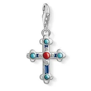 Thomas Sabo Charm Club Sterling Silver Ethnic Cross Charm D sold by C.W. Sellors