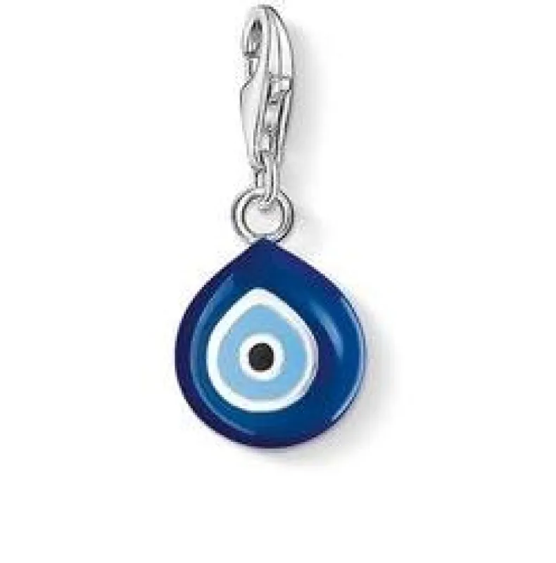 Thomas Sabo Charm Club Sterling Silver Enamel Nazar's Eye Charm sold by C.W. Sellors