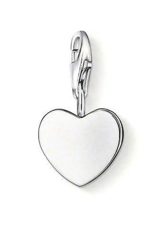 Thomas Sabo Charm Club Sterling Silver Heart Charm sold by C.W. Sellors