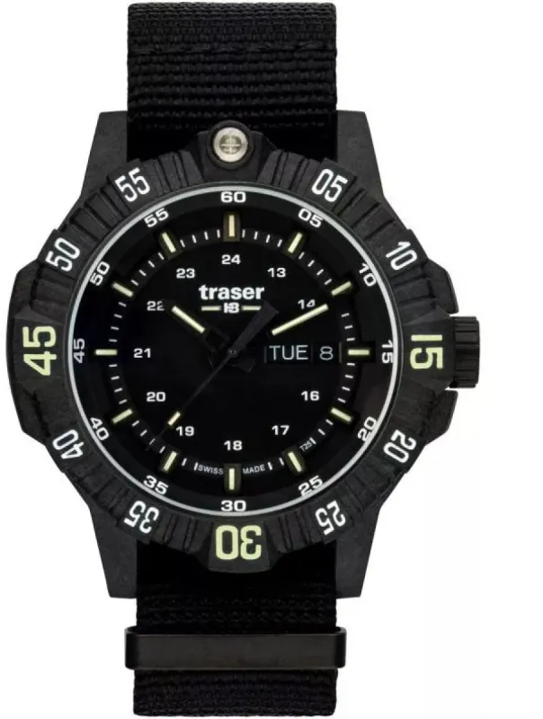 Traser H3 P99 Q Black Nato made by C.W. Sellors