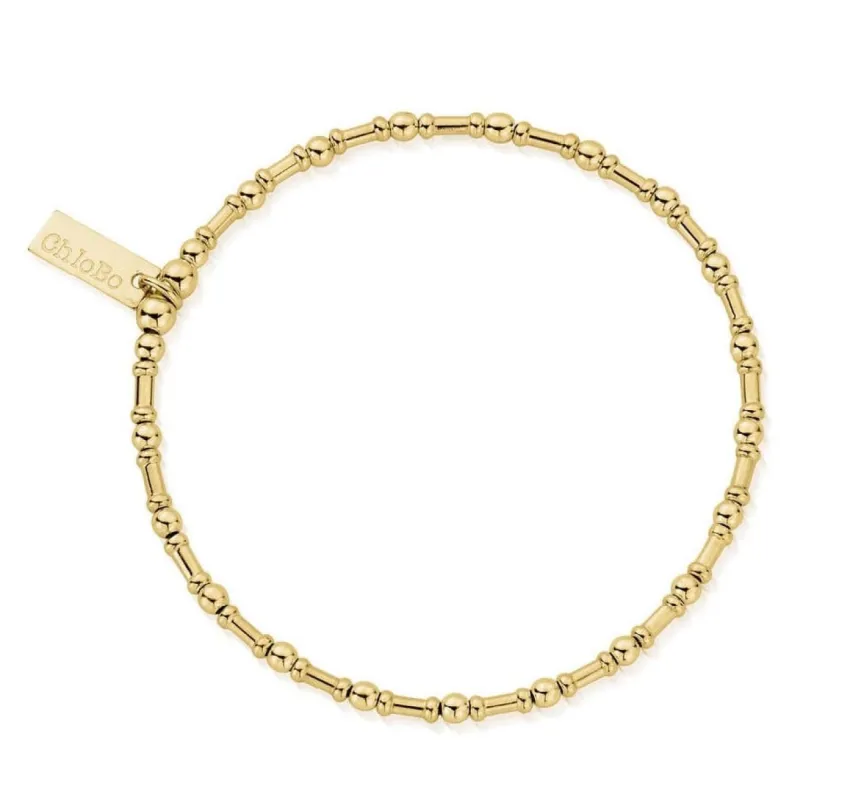 ChloBo Sterling Silver Gold Plated Rhythm Of Water Bracelet sold by C.W. Sellors