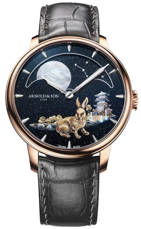 Arnold & Son Perpetual Moon Year of the Rabbit Limited Edition made by C.W. Sellors