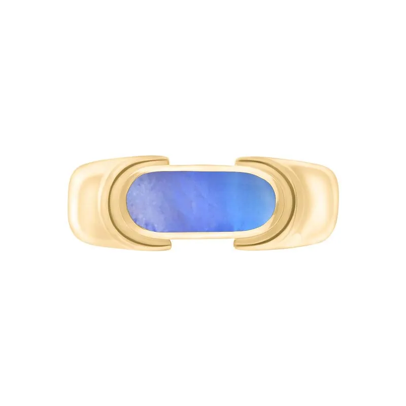 18ct Yellow Gold Moonstone Oval Dodgem Ring sold by C.W. Sellors product image thumbnail 3