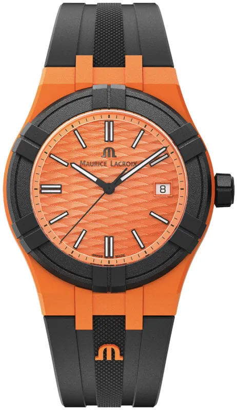 Maurice Lacroix Aikon Quartz TIDE Orange made by Maurice Lacroix