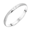 Sterling Silver Hallmark 8mm Hammered Bangle sold by C.W. Sellors