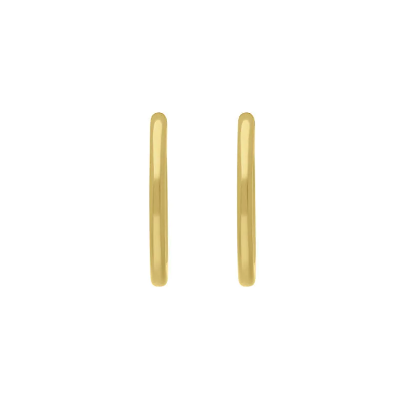 9ct Yellow Gold Round Hoop Earrings sold by C.W. Sellors