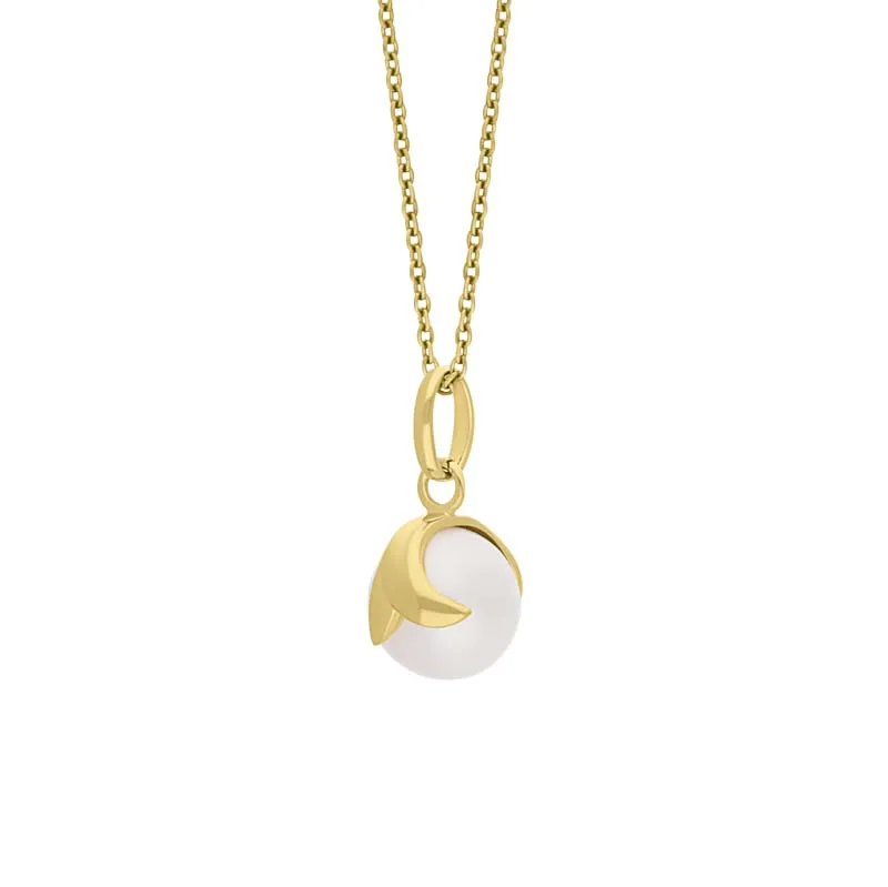 9ct Yellow Gold Freshwater Pearl Encased Pendant sold by C.W. Sellors product image thumbnail 2