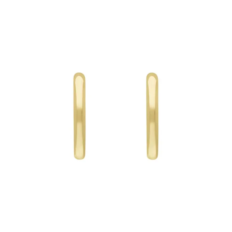 9ct Yellow Gold Round Hoop Earrings sold by C.W. Sellors