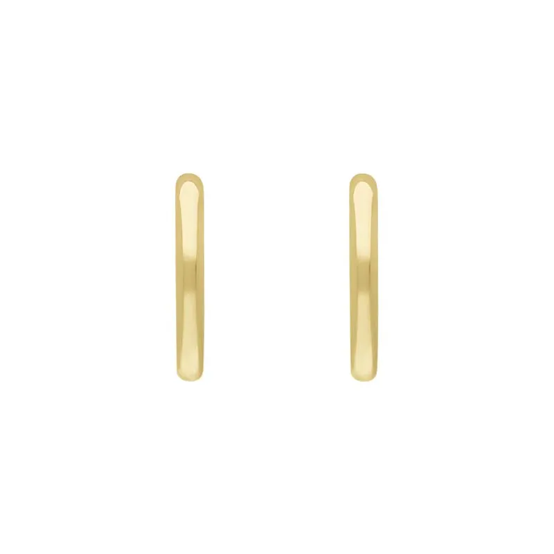 9ct Yellow Gold Round Hoop Earrings sold by C.W. Sellors
