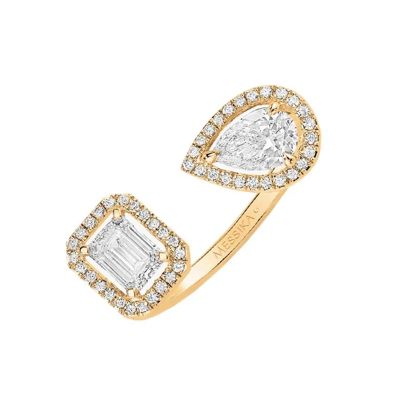 Messika My Twin Toi & Moi 18ct Yellow Gold 0.70ct Diamond Ring sold by C.W. Sellors