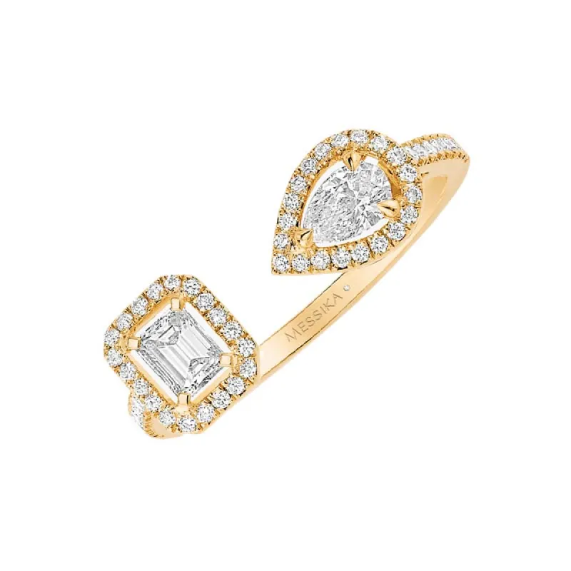 Messika My Twin Toi & Moi 18ct Yellow Gold 0.45ct Diamond Ring sold by C.W. Sellors