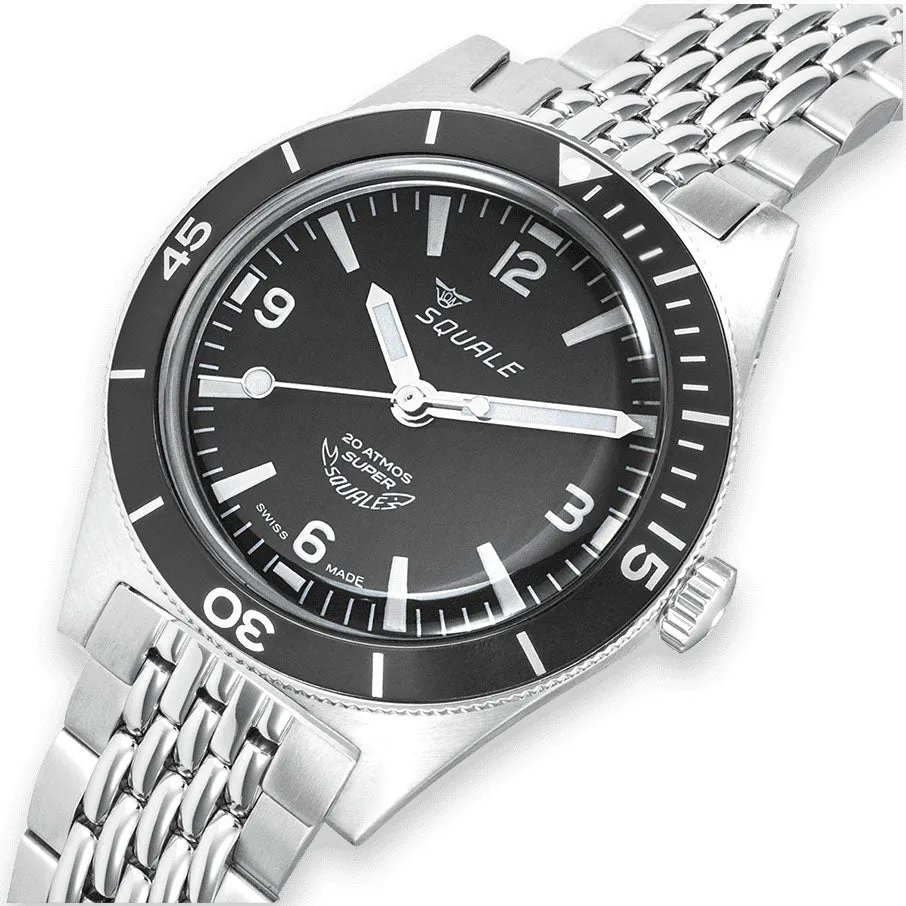 Squale SuperSquale Black Bracelet Watch sold by C.W. Sellors product image thumbnail 4