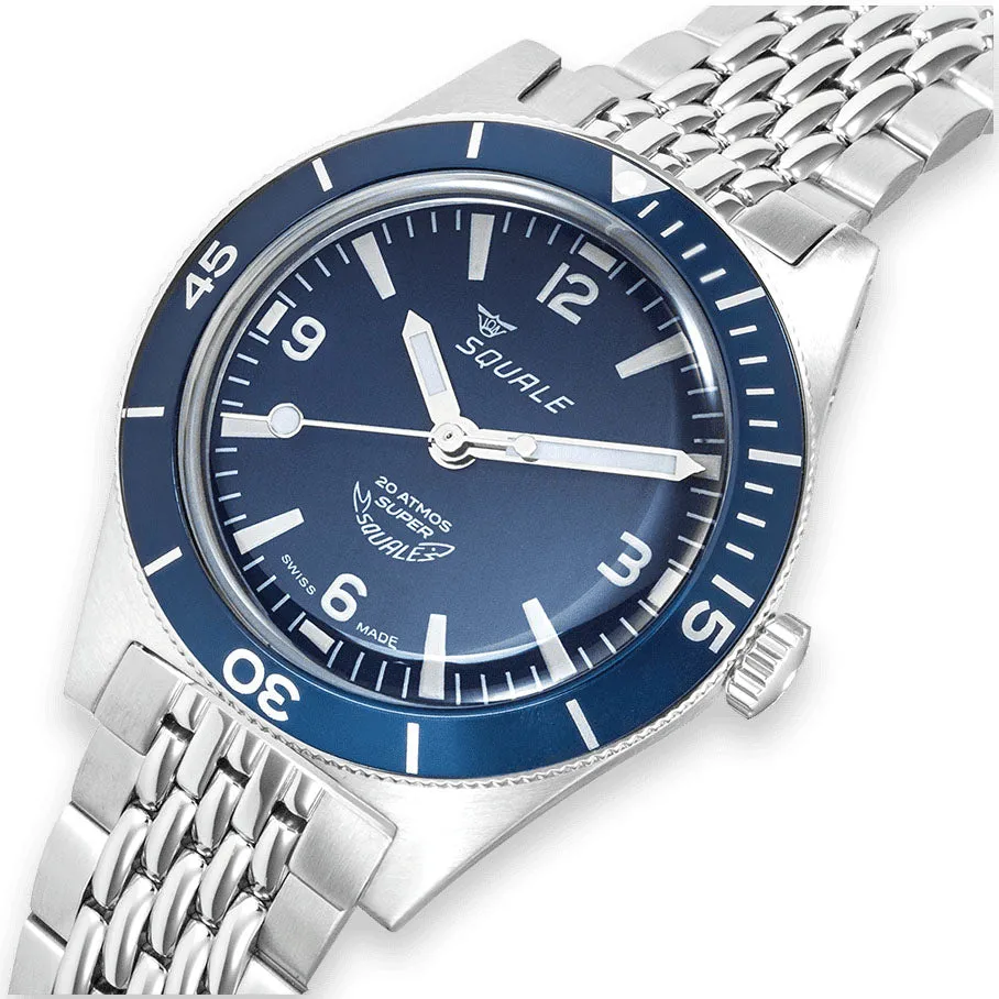 Squale SuperSquale Sunray Blue Bracelet Watch sold by C.W. Sellors product image thumbnail 4