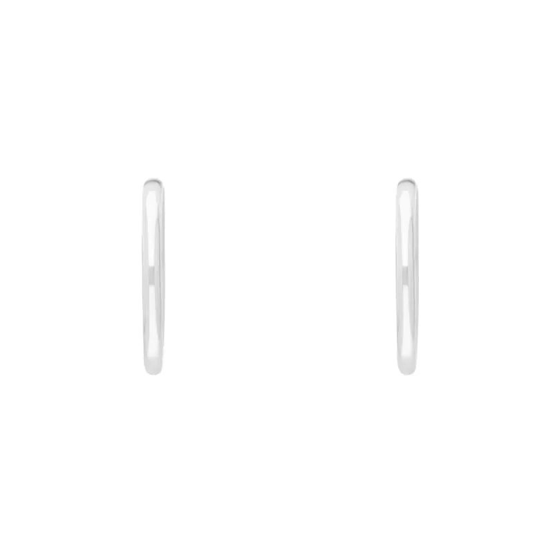 Sterling Silver 19mm Round Hoop Earrings sold by C.W. Sellors