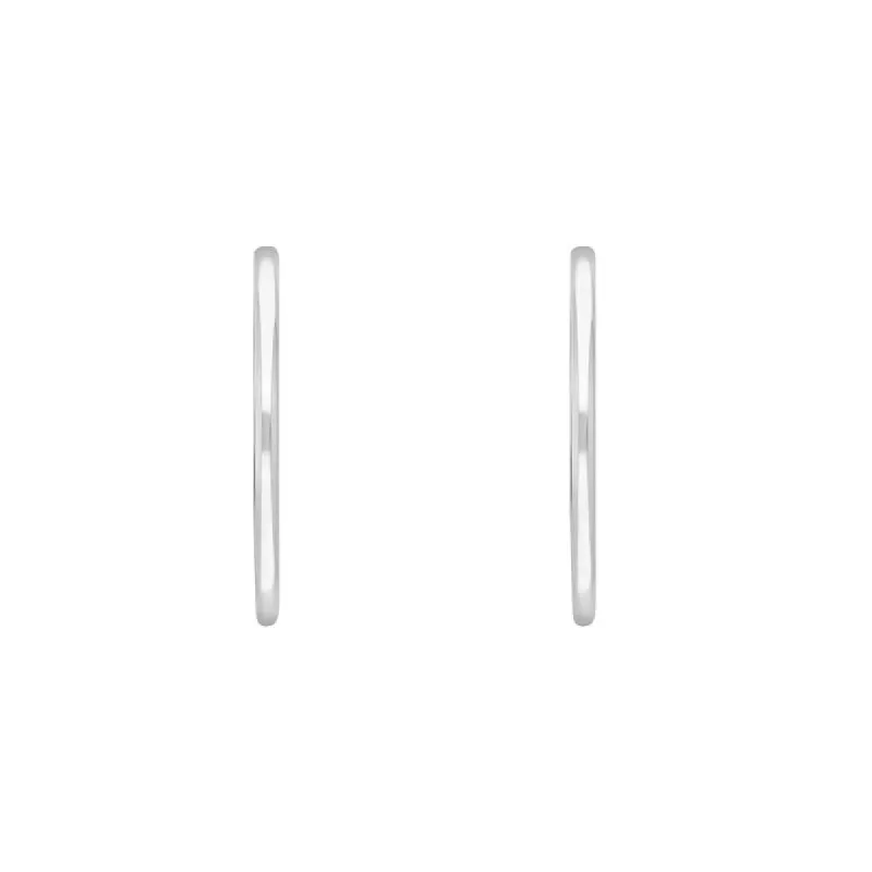 Sterling Silver 30mm Hoop Earrings sold by C.W. Sellors