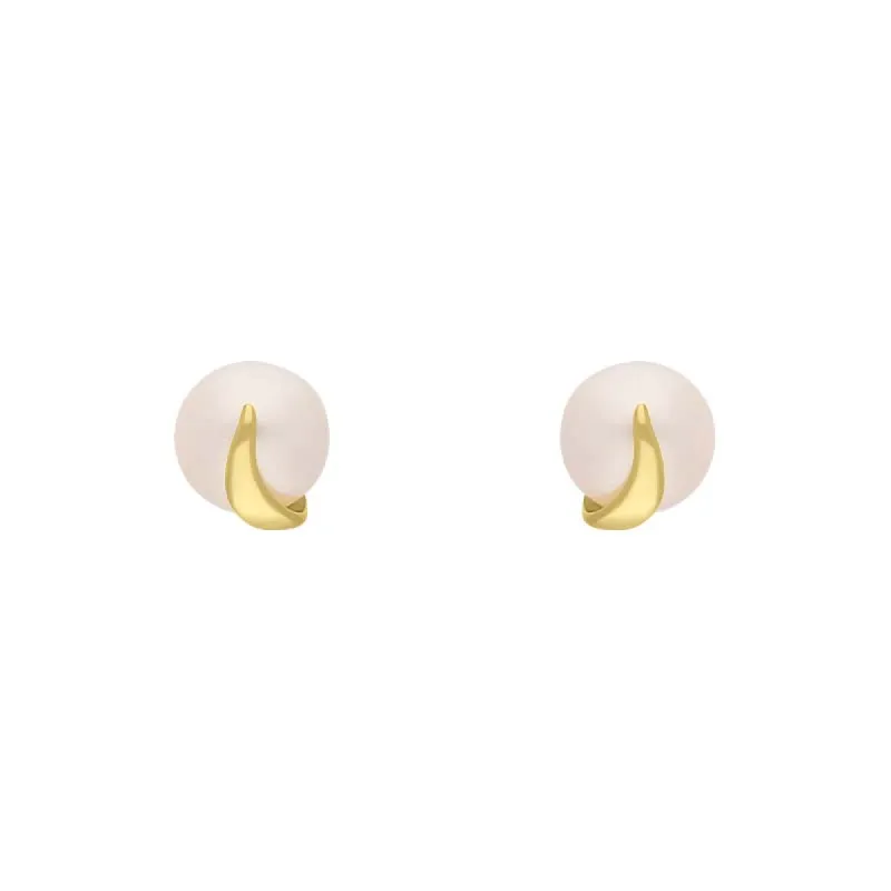 9ct Yellow Gold Freshwater Pearl Stud Earrings sold by C.W. Sellors