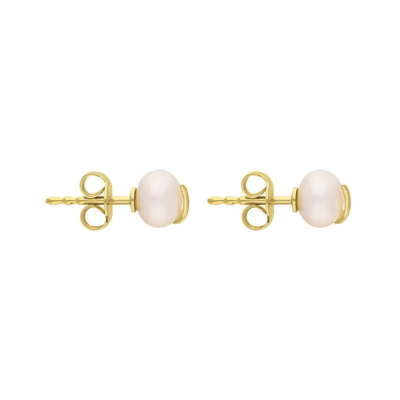 9ct Yellow Gold Freshwater Pearl Stud Earrings sold by C.W. Sellors product image thumbnail 2