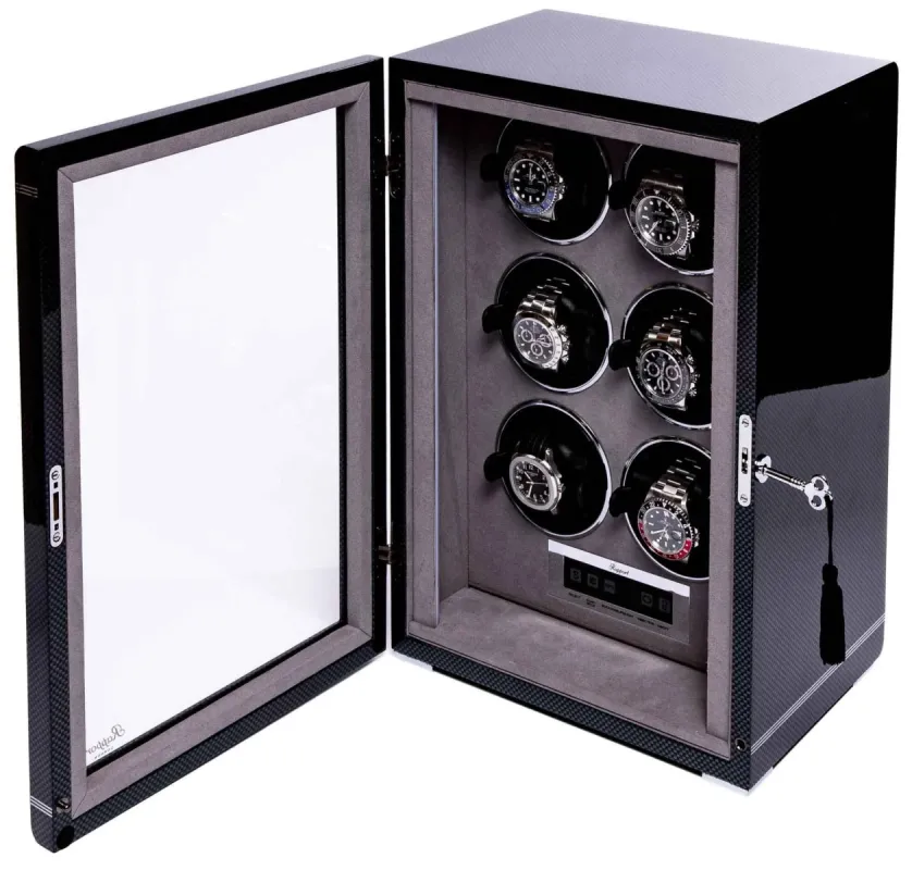 Rapport Watch Winder Formula 6 Carbon Fibre made by C.W. Sellors