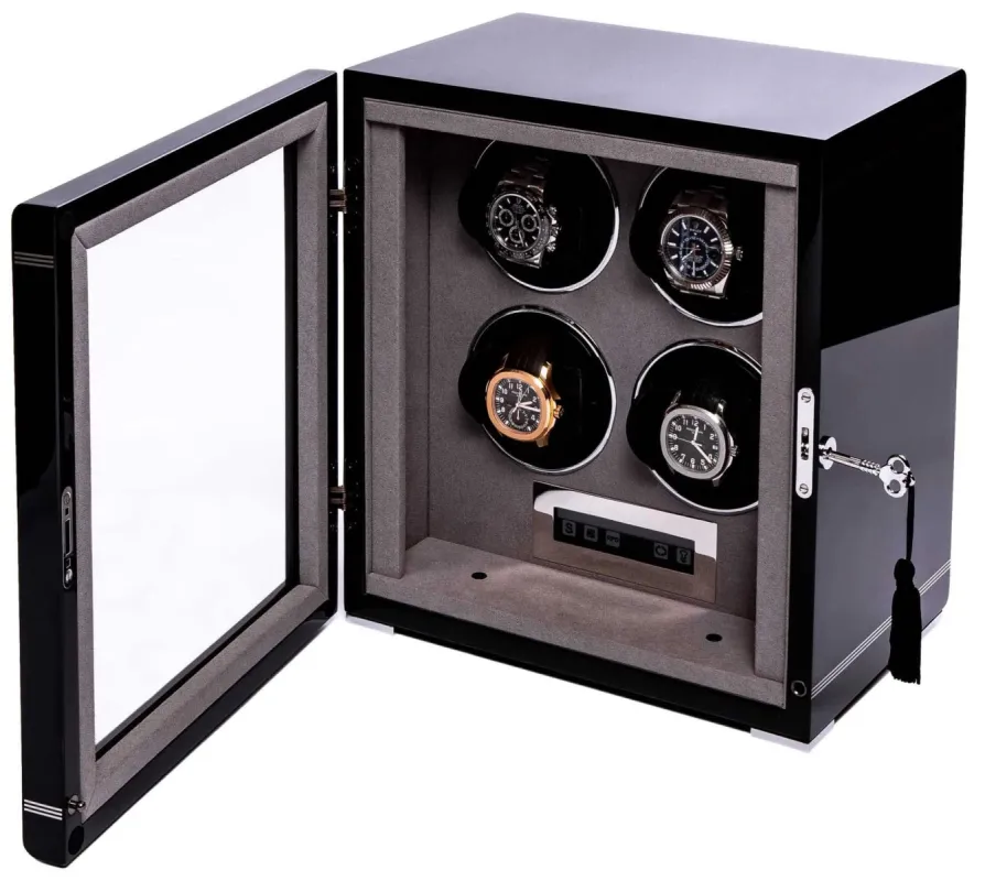 Rapport Watch Winder Formula 4 Black made by C.W. Sellors