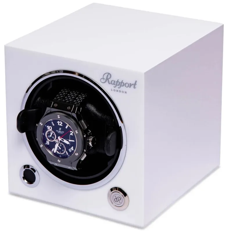 Rapport Watch Winder Evo Single White made by C.W. Sellors
