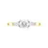 18ct Yellow Gold 0.82ct Diamond Pear Cut Three Stone Ring sold by C.W. Sellors