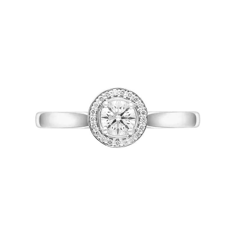 Platinum 0.61ct Diamond Round Cluster Ring sold by C.W. Sellors product image thumbnail 2