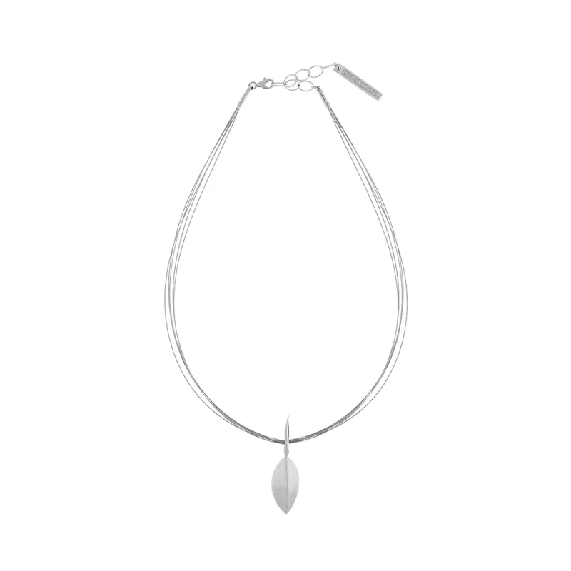 Sterling Silver Pod Shaped Dropper Necklace D sold by C.W. Sellors product image thumbnail 3