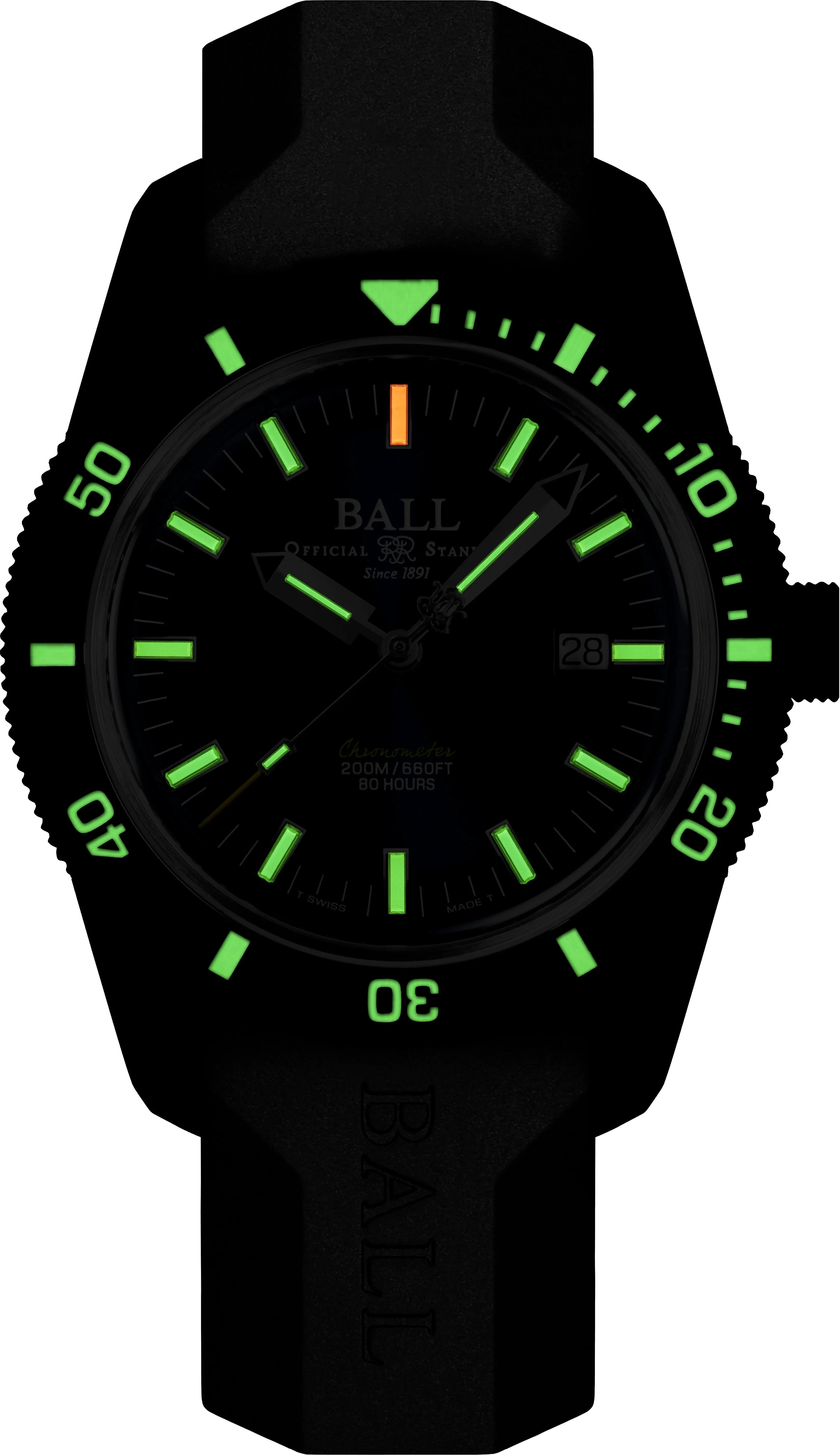 Ball Watch Company Engineer II Skindiver Heritage Manufacture Chronometer Watch sold by C.W. Sellors product image thumbnail 2
