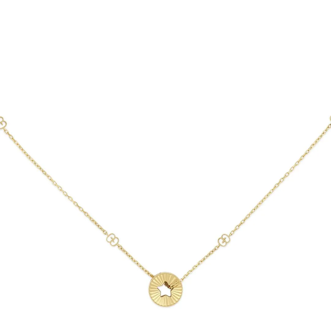 Gucci Icon 18ct Yellow Gold Open Heart Chain Necklace sold by C.W. Sellors product image thumbnail 2