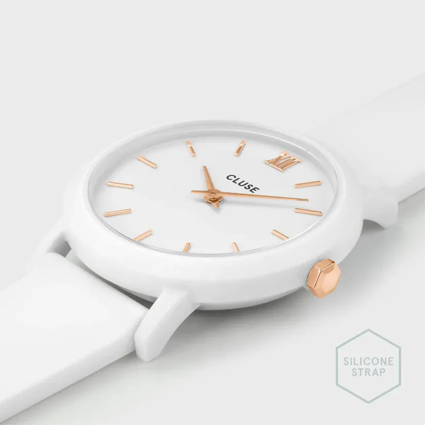 Cluse Minuit Nylon White Rose Gold D sold by C.W. Sellors product image thumbnail 2