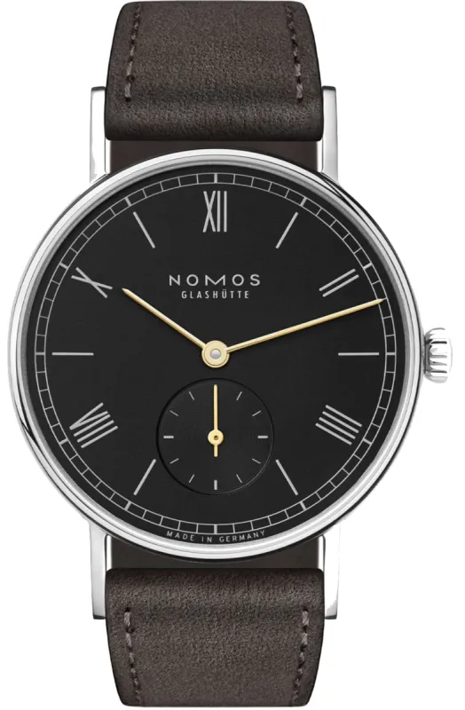 Nomos Glashutte Ludwig 33 Noir Sapphire Crystal Watch sold by C.W. Sellors