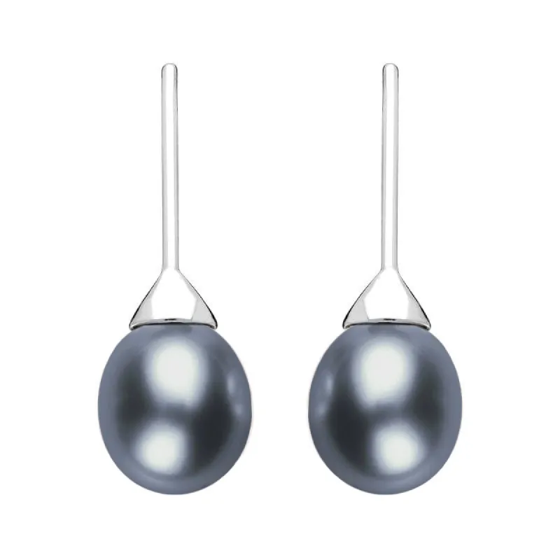 Sterling Silver Freshwater Pearl Hook Earrings sold by C.W. Sellors