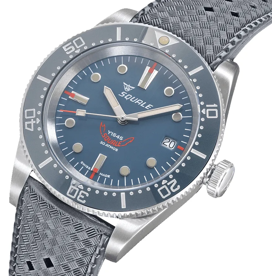 Squale 1545 Grey Rubber Watch sold by C.W. Sellors product image thumbnail 4