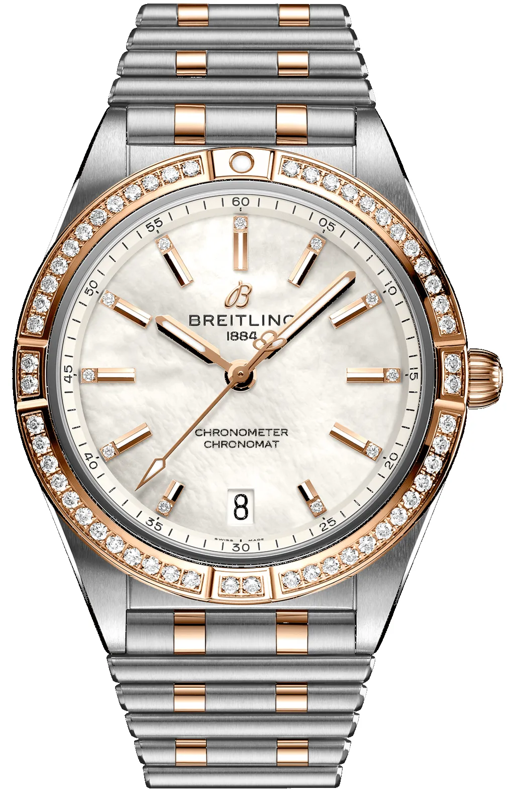 Breitling Chronomat Automatic 36 Red Gold Watch sold by C.W. Sellors