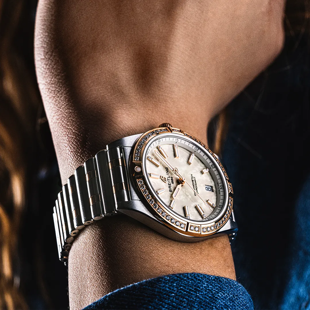 Breitling Chronomat Automatic 36 Red Gold Watch sold by C.W. Sellors product image thumbnail 5