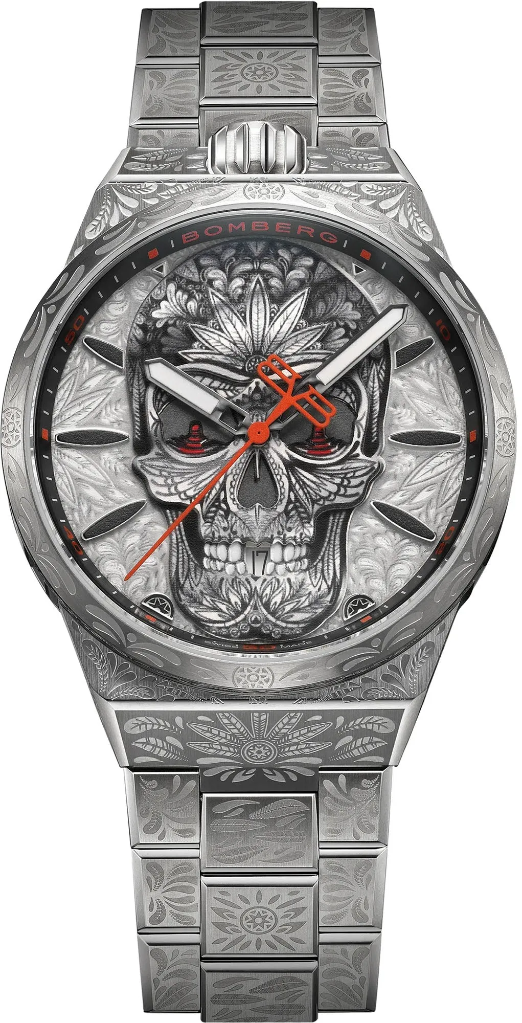 Bomberg Bolt-68 Neo Tattooed Skull Limited Edition sold by C.W. Sellors