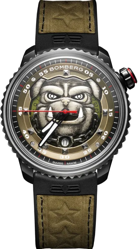 Bomberg BB-01 Auto Military Bulldog Limited Edition sold by C.W. Sellors