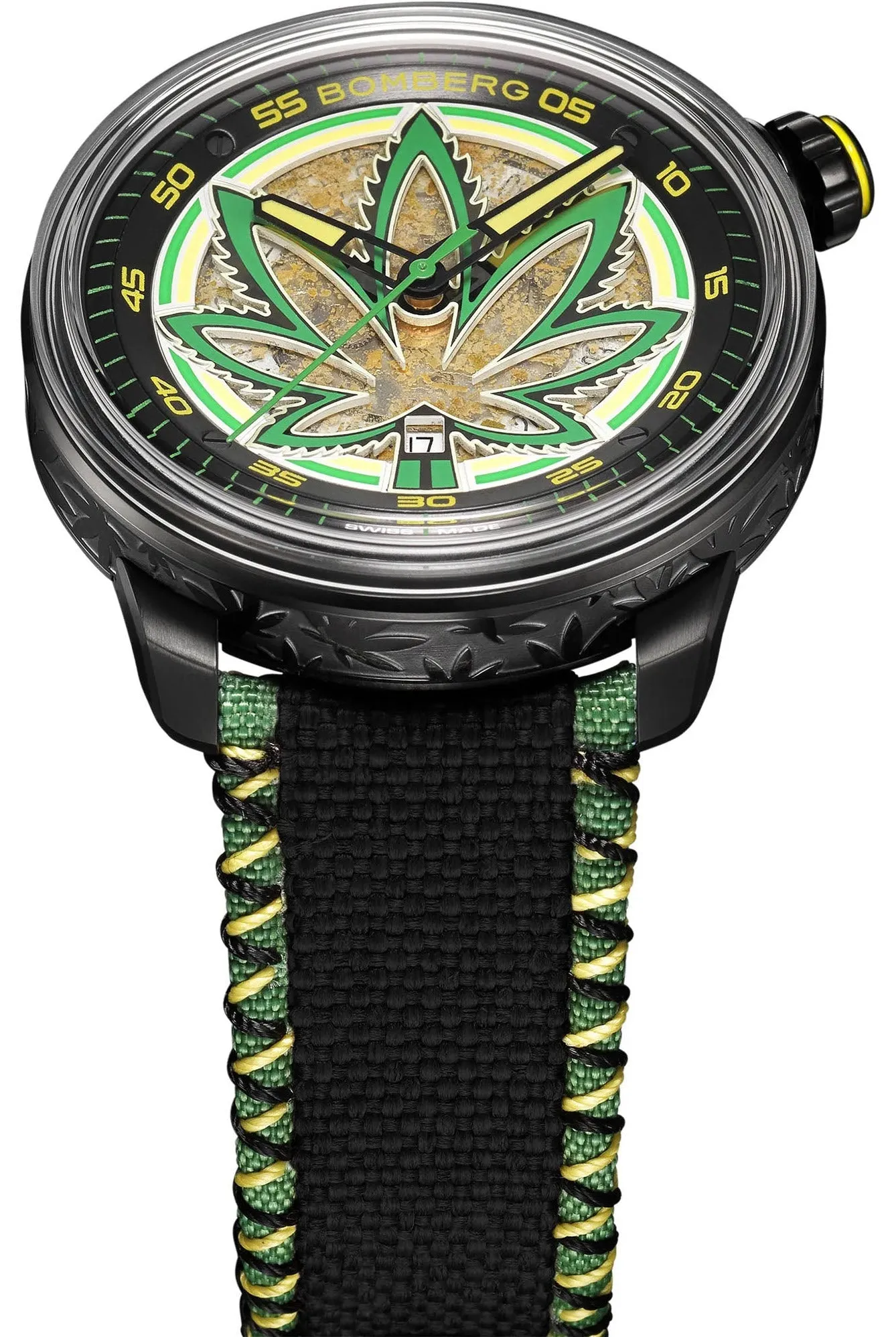 Bomberg BB-01 Auto Cure The Bulldog Black Limited Edition sold by C.W. Sellors product image thumbnail 2