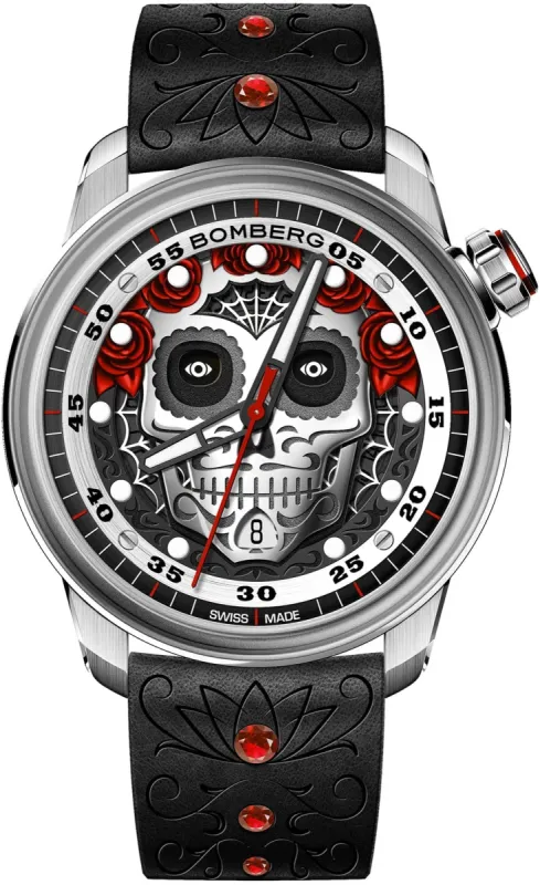 Bomberg BB-01 Auto Dia De Los Muertos Limited Edition sold by C.W. Sellors