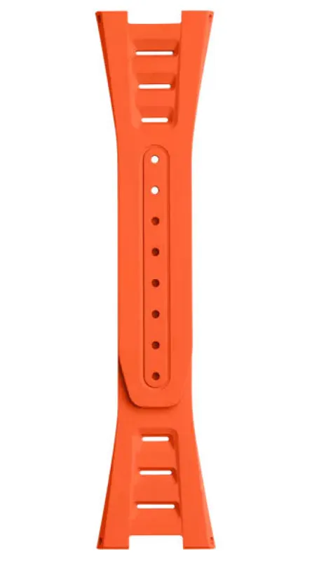 Bell & Ross Strap Rubber BR-X5 Openworked Orange sold by C.W. Sellors