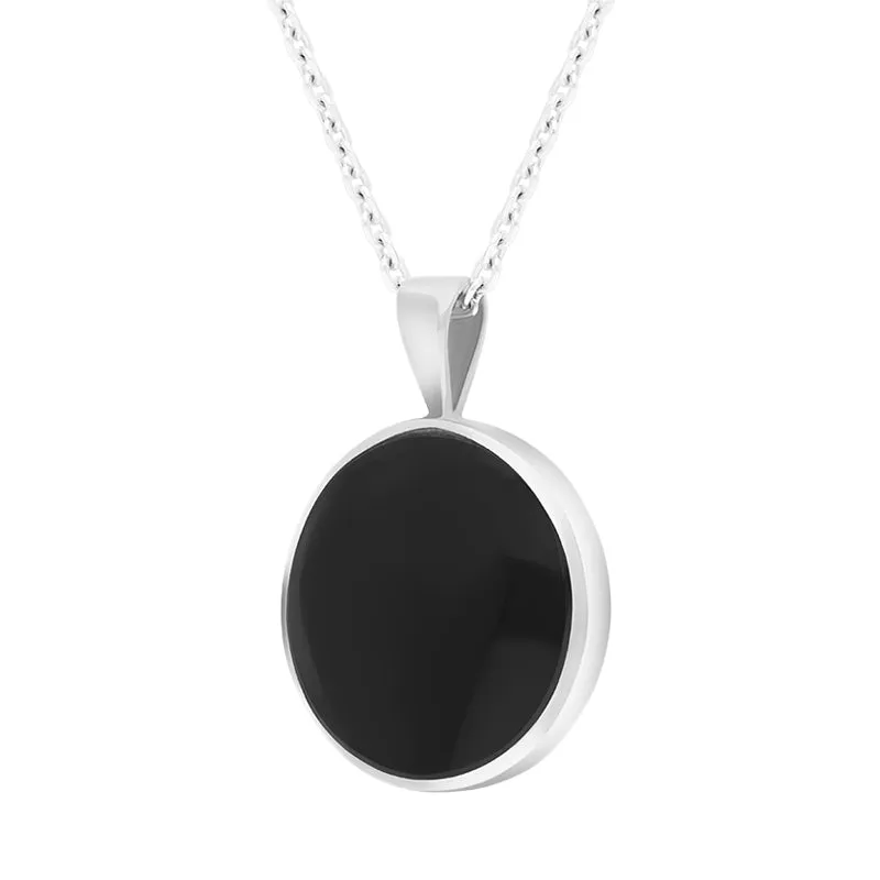 Sterling Silver Whitby Jet Round Necklace sold by C.W. Sellors product image thumbnail 2
