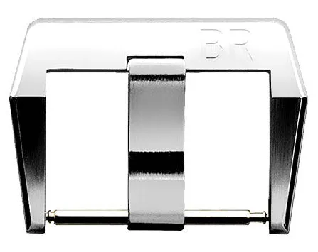 Bell & Ross Buckle BR V2 Ardillon Satinated Steel sold by C.W. Sellors
