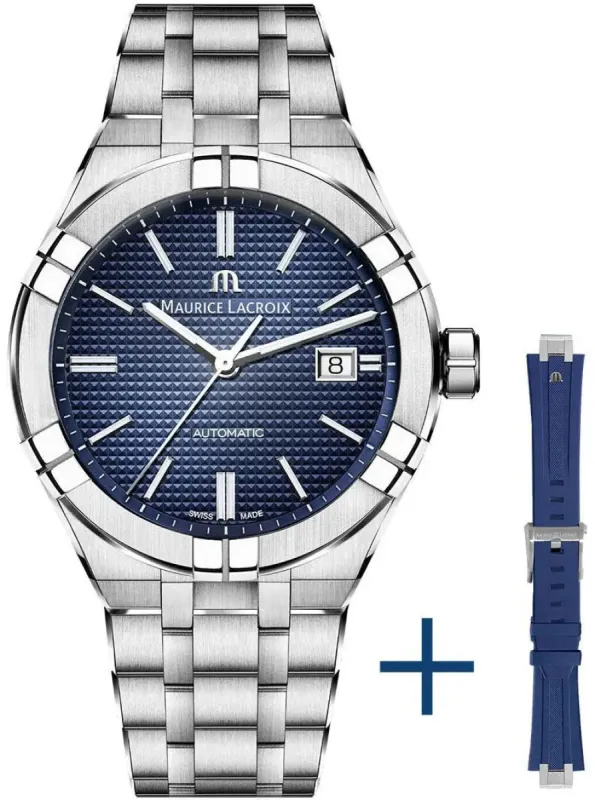 Maurice Lacroix Aikon Automatic 42mm Strap Set sold by C.W. Sellors