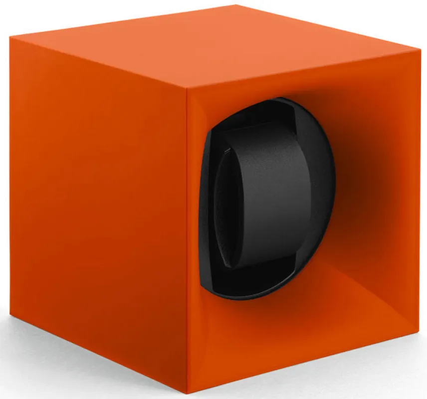Swiss Kubik Watch Winder Single Startbox Orange sold by C.W. Sellors