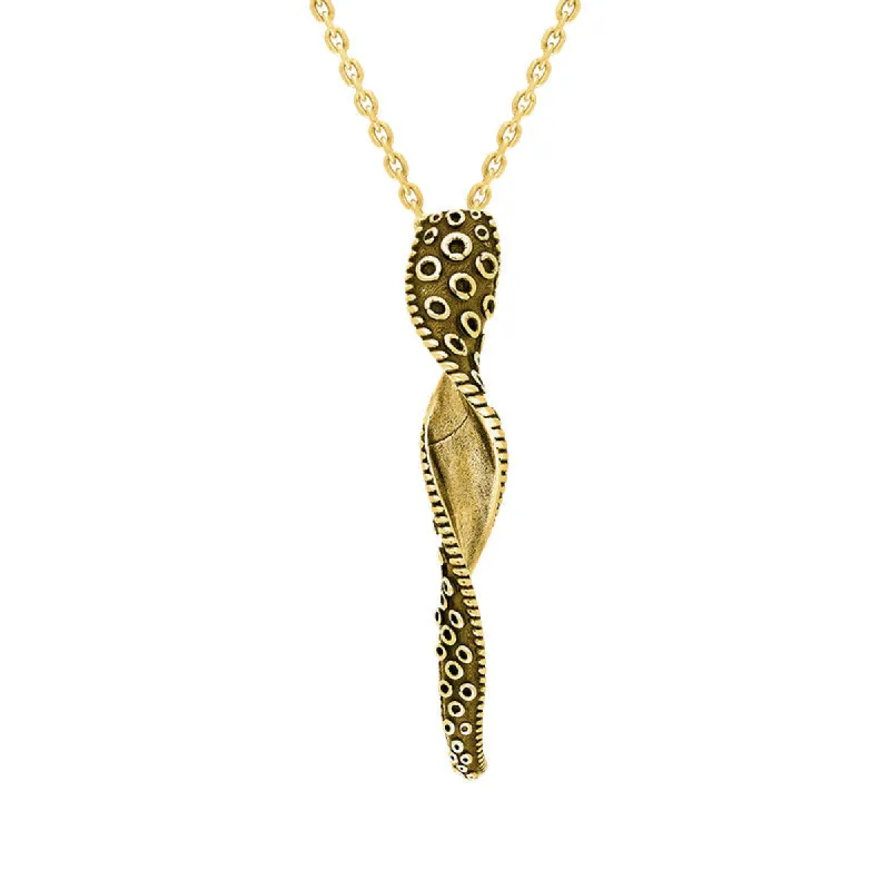 18ct Yellow Gold Tentacle Twist Necklace sold by C.W. Sellors
