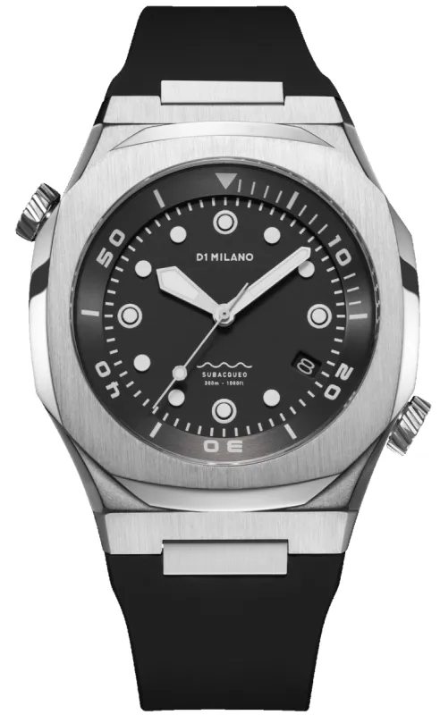 D1 Milano Subacqueo Diver Deep Black made by C.W. Sellors