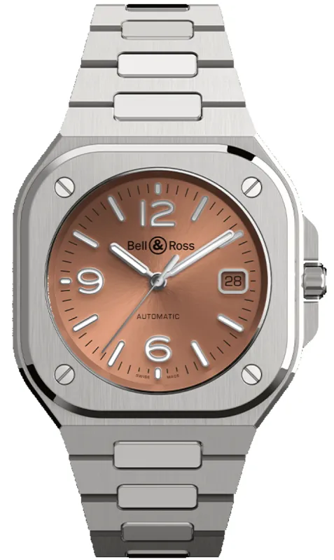 Bell & Ross BR 05 Auto Copper Brown Bracelet Watch made by C.W. Sellors