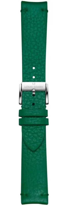 Louis Erard Strap Leather Green Grained 20/18mm sold by C.W. Sellors