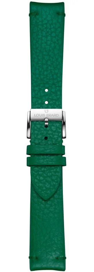 Louis Erard Strap Leather Green Grained 22/20mm sold by C.W. Sellors