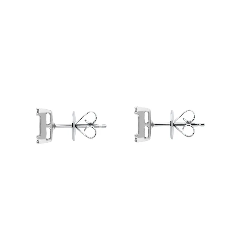 18ct White Gold 0.62ct Diamond Emerald Brilliant Cut Cluster Stud Earrings sold by C.W. Sellors product image thumbnail 2